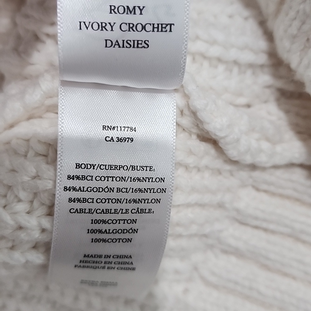 Rails Romy Crochet Daisy Sweater - Picture 12 of 12